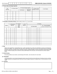 EPA Form 8700-12 (8700-13 A/B; 8700-23) Rcra Subtitle C Site Identification Form, Page 11