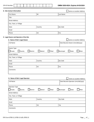 EPA Form 8700-12 (8700-13 A/B; 8700-23) Rcra Subtitle C Site Identification Form, Page 2