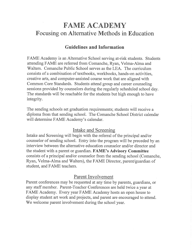 Focusing on Alternative Methods in Education (Fame) Academy Enrollment - Oklahoma, Page 3