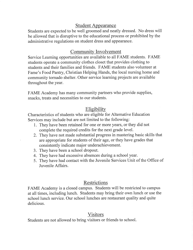 Focusing on Alternative Methods in Education (Fame) Academy Enrollment - Oklahoma, Page 4