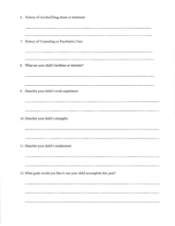 Hilldale Learning Academy Student Data Form - Oklahoma, Page 4