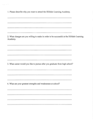 Hilldale Learning Academy Student Data Form - Oklahoma, Page 6