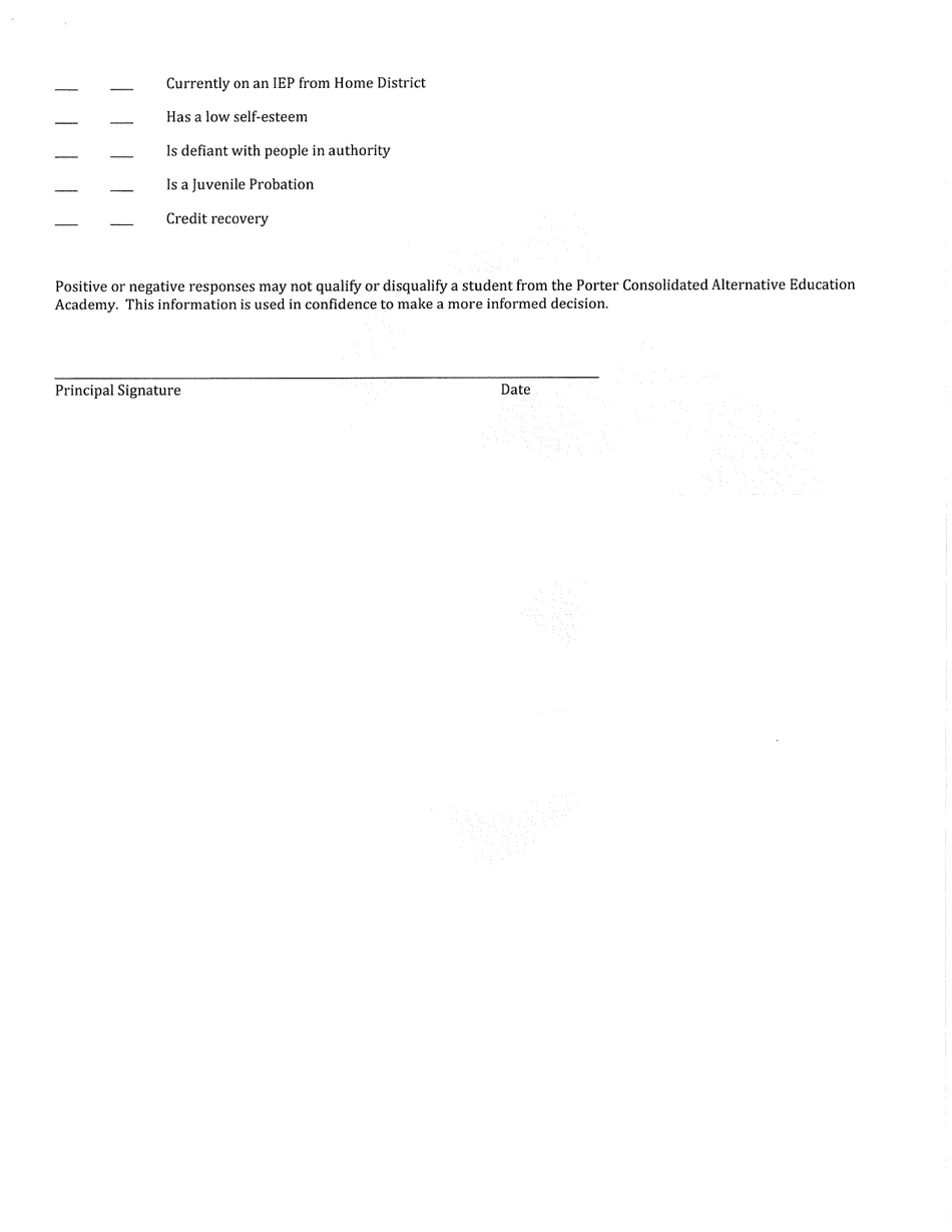 Porter Consolidated Alternative Education Academy Emergency Information - Oklahoma, Page 7