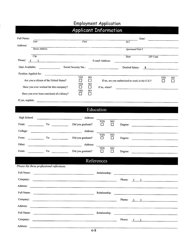 Employment Application - Oklahoma, Page 4
