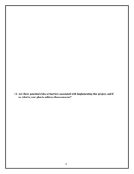 Application for the Use of Civil Money Penalty Funds, Page 6