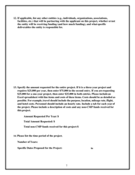 Application for the Use of Civil Money Penalty Funds, Page 7