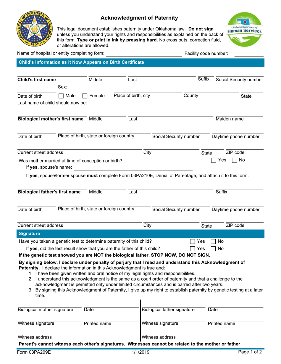 form-03pa209e-download-fillable-pdf-or-fill-online-acknowledgment-of