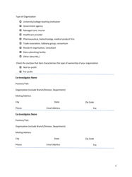 Public Health Data Use Request Application - Oklahoma, Page 2