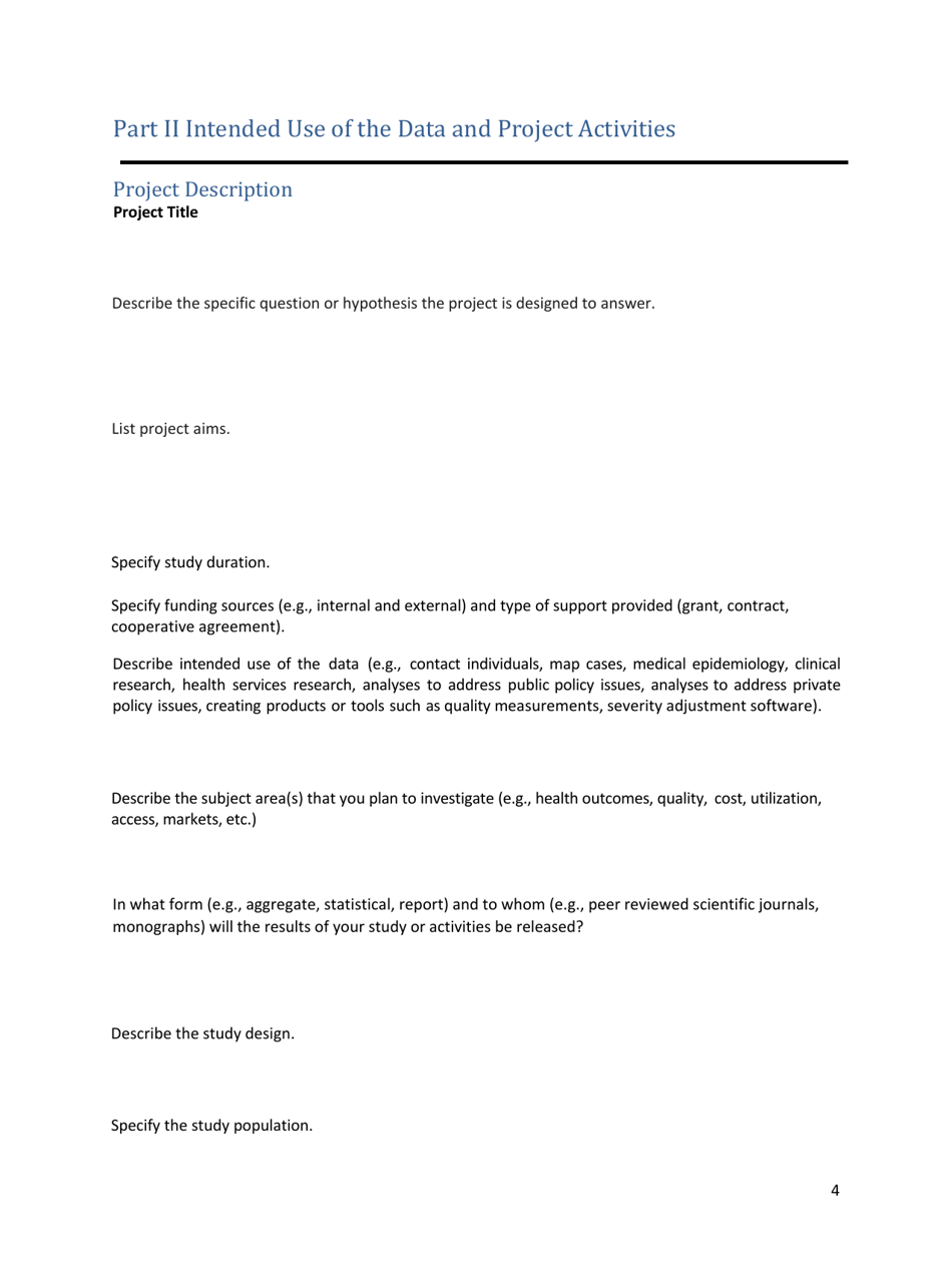 Public Health Data Use Request Application - Oklahoma, Page 4