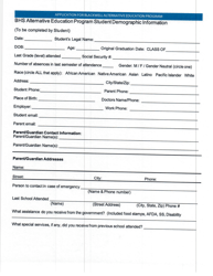 Application for Blackwell Alternative Education Program - Oklahoma, Page 3