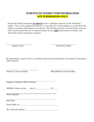 Student Permit Application - South Carolina, Page 5