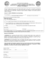 Student Permit Application - South Carolina, Page 7
