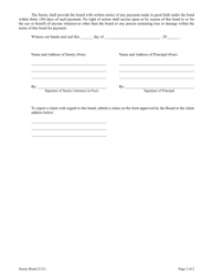 Surety Bond - South Carolina, Page 2