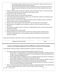 Form 1482 Standards and Requirements for Service Providers - South Carolina, Page 3