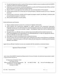 Form 1482 Standards and Requirements for Service Providers - South Carolina, Page 4