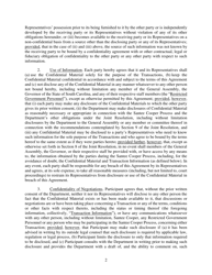 Confidentiality Agreement - South Carolina, Page 2