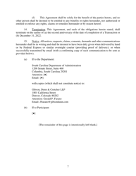 Confidentiality Agreement - South Carolina, Page 7