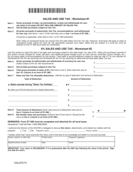 Form ST-388 &quot;State Sales and Use and Accommodations Tax Return&quot; - South Carolina, Page 2