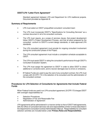 Policies for the Use of Consultants on Local Traditional Projects - Ohio, Page 2