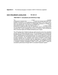 Policies for the Use of Consultants on Local Traditional Projects - Ohio, Page 7