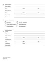 SCDCA Form CCRC-01 Initial Application for Ccrc License - South Carolina, Page 3