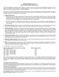 Form L-2133 Motor Fuel Refund Application - South Carolina, Page 2