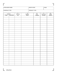 Form L-2118 Eligible Purchaser Schedule of Motor Fuel Purchases - South Carolina, Page 2