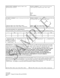 Appendix C Request for Quote - Sample - South Carolina, Page 2