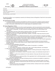 Document preview: Form ABL-958 Nonprofit Private Club Affidavit - South Carolina