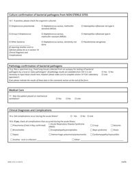DHEC Form 3151 Influenza-Associated Mortality Case Report Form - South Carolina, Page 4