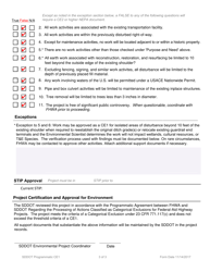 Categorical Exclusion Checklist - Ce1 for Ground Disturbing Activities Within Previously Disturbed Row - South Dakota, Page 3
