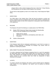 Yankton Sioux Tribe Tribal Employment Rights Office Compliance Plan - South Dakota, Page 4
