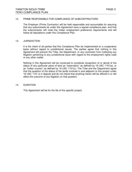 Yankton Sioux Tribe Tribal Employment Rights Office Compliance Plan - South Dakota, Page 5