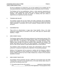 Standing Rock Sioux Tribe Tribal Employment Rights Office Compliance Plan - South Dakota, Page 3