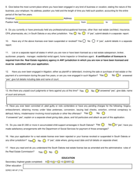 SD Form 0272 Non-resident Application - South Dakota, Page 3