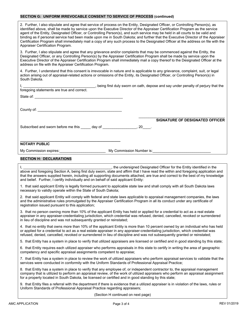 SD Form 2160 - Fill Out, Sign Online and Download Fillable PDF, South ...