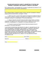 SD Form 2379 Promoter License Application - South Dakota, Page 3
