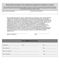 SD Form 2380 Registration Application - Judge, Referee or Timekeeper - South Dakota, Page 2