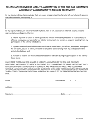 Contestant Registration Application - South Dakota, Page 3