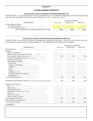 SD Form 1925 Application to Establish a Bank Branch - South Dakota, Page 6