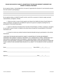 Registration Application for Seconds - South Dakota, Page 2