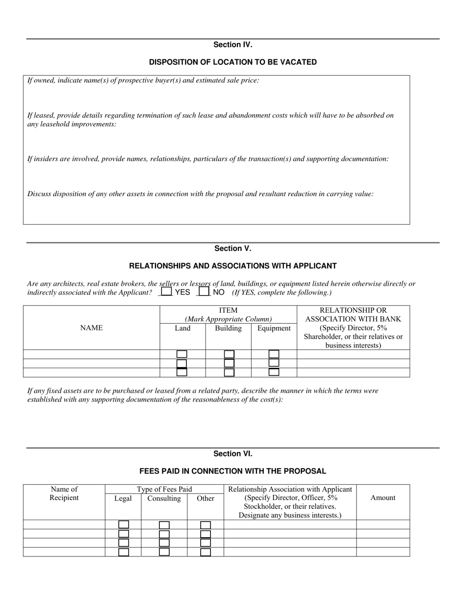 SD Form 1927 Application to Relocate Main Office or Branch - South Dakota, Page 5
