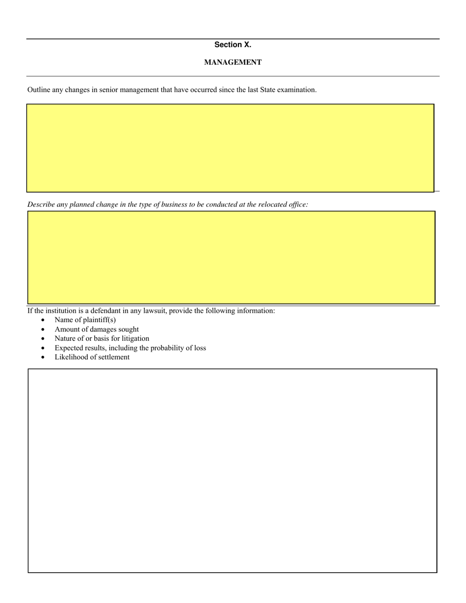 SD Form 1927 Application to Relocate Main Office or Branch - South Dakota, Page 7