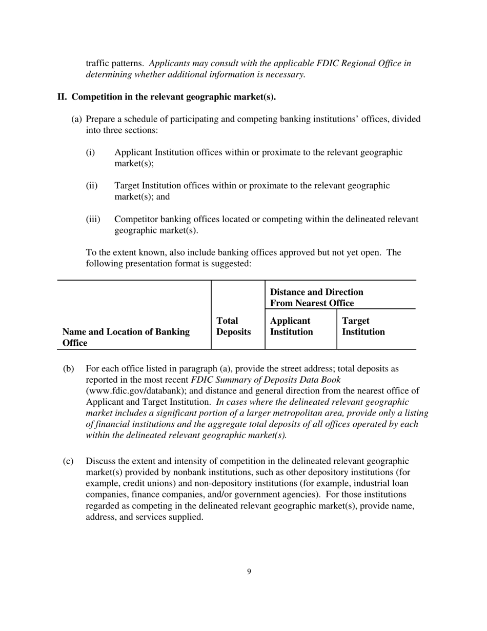 SD Form 1987 Interagency Bank Merger Act Application - South Dakota, Page 12