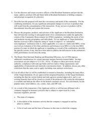 SD Form 1987 Interagency Bank Merger Act Application - South Dakota, Page 6