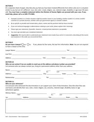 SD Form 2162 Charging Party Intake Form for Non-employment - South Dakota, Page 4
