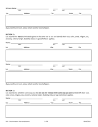 SD Form 2162 Charging Party Intake Form for Non-employment - South Dakota, Page 5