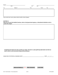 SD Form 2162 Charging Party Intake Form for Non-employment - South Dakota, Page 6