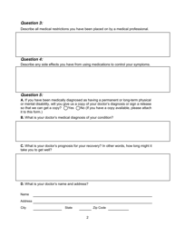 SD Form 2013 Intake Questionnaire for Potential Disability Discrimination Complaint for Discrimination in Employment - South Dakota, Page 2