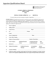 Document preview: Course Approval Program Application - South Dakota